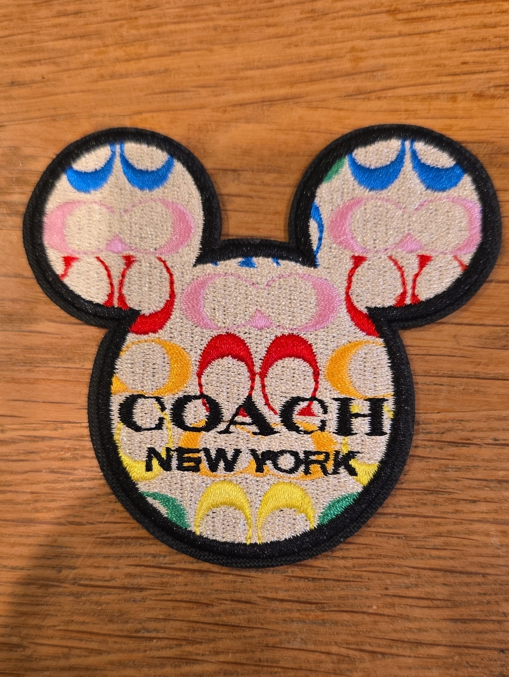 Mickey Ears Iron On Patch